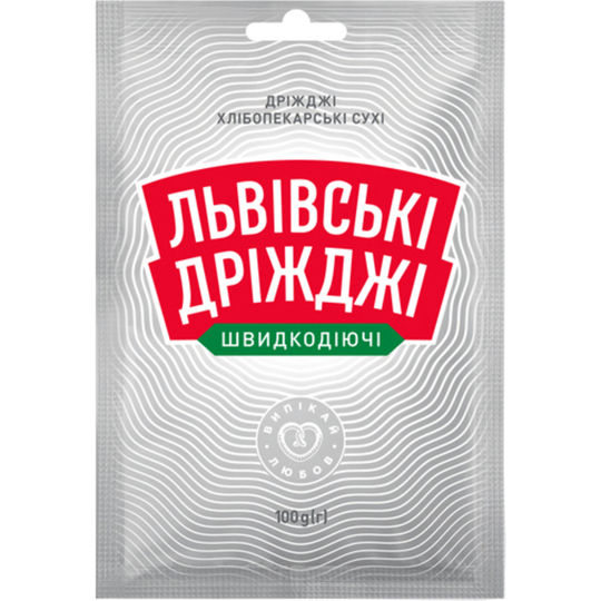 Дріжджі сухі Львів 100г