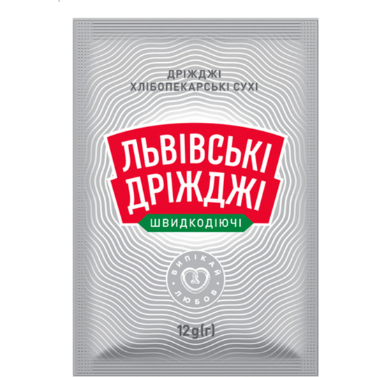 Дріжджі сухі Львів 12г