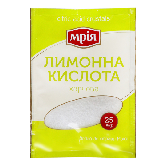 Лимонна кислота 25г