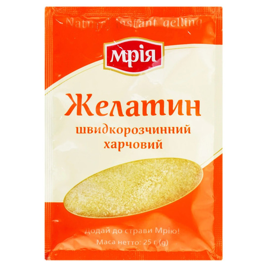 Желатин швидкорозчинний Мрія 25г