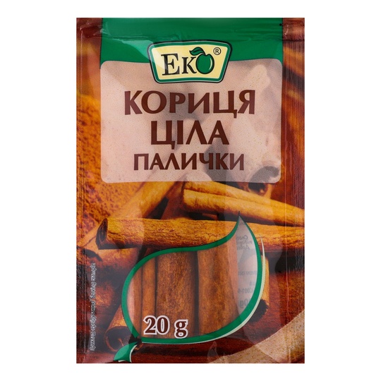 Кориця ціла паличка Еко 20г