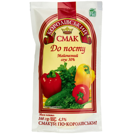 Соус майонезний 30% Кор.см. д/п 160г