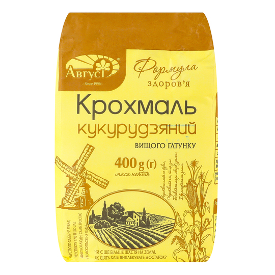 Крохмаль кукур.Фор.здоро'я Август 400г