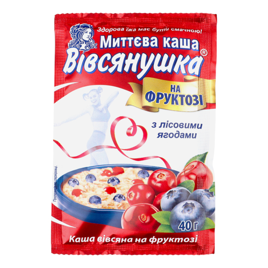 Каша мит.Вівсянушка фр.ліс. Ягод.22*40г