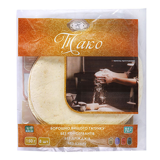 Тако по мексикан.Пер.Приват Пекарня 150г