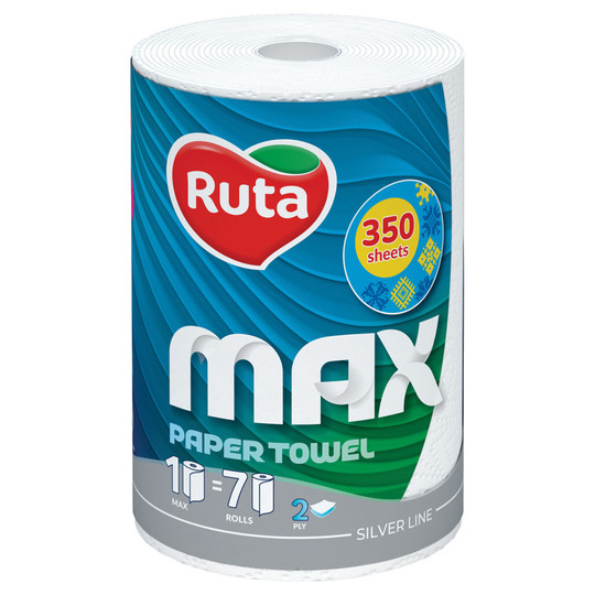 Рушники пап. целюлоз. 2-шар.Ruta Max 1шт