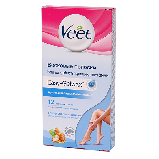 Смужки воск.Veet д/ч.ш.12шт