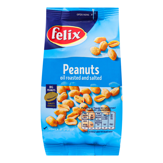 Арахіс солоний смажений Felix 200г