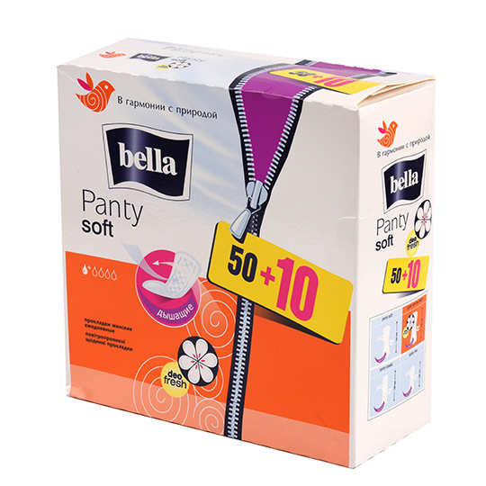 Прокладки щ.Bella Panty S.Deo Fr.50+10шт