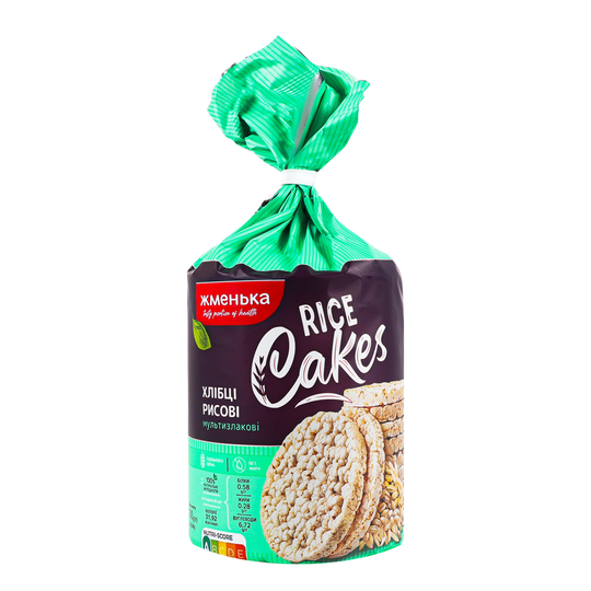 Хлібці рисові мультизлакові Жменька 100г