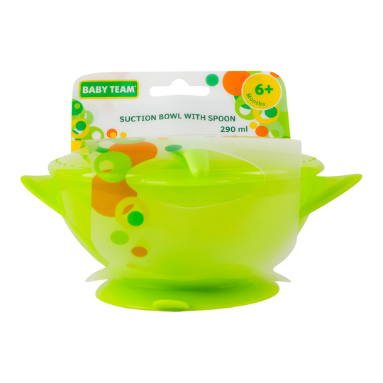 Тарілка криш.ложкою Baby team арт.6002