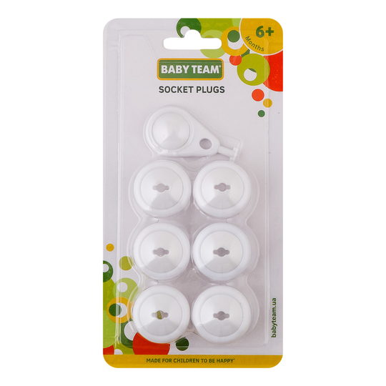 Заглушки д/розеток Baby team 6шт 7600
