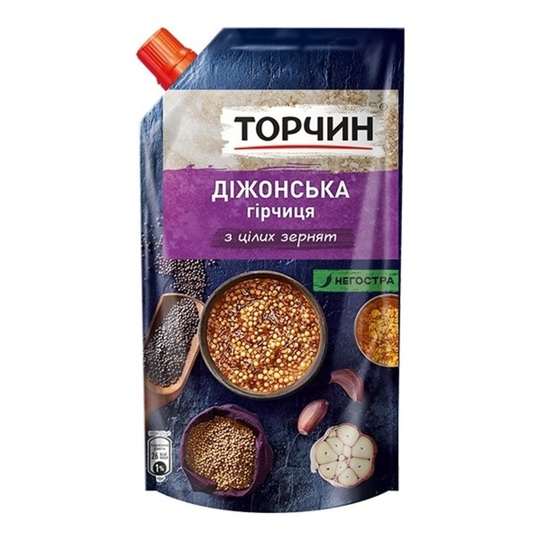 Гірчиця Торчин Діжонська дойпак 130г