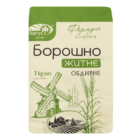 Борошно житн.обдир.Форм.здор.Август 1кг