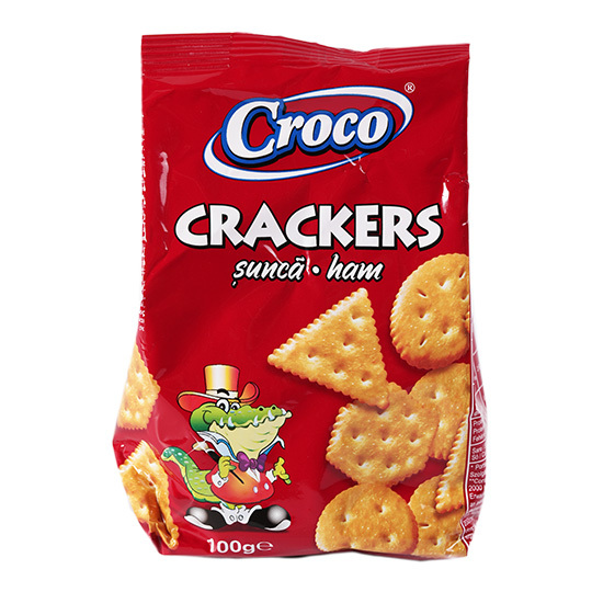 Крекер зі смаком сиру Croco 100г