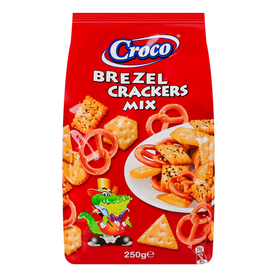 Суміш крекерів та брецелів Croco 250г