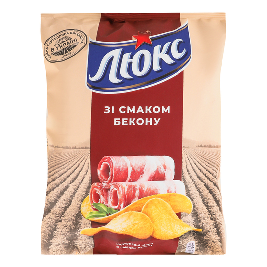 Чипси Люкс з беконом 71г