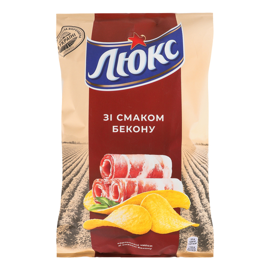 Чипси Люкс з беконом 133г