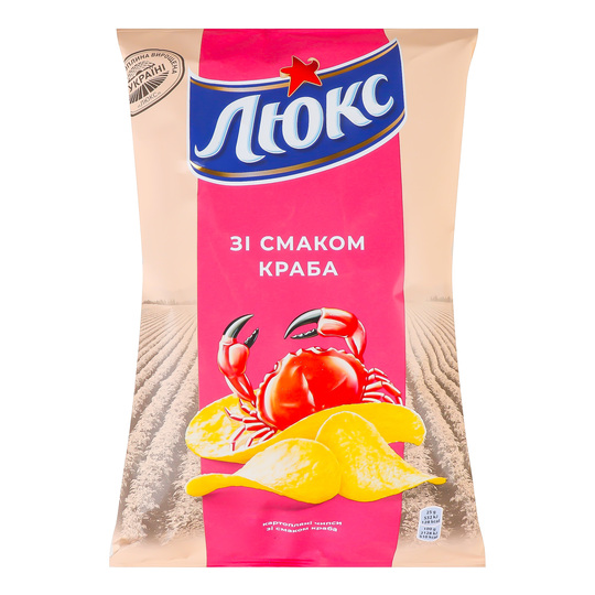 Чипси Люкс з крабом 133г