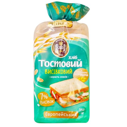 Хліб тос.вис.Європ.Кулиничі уп.350г