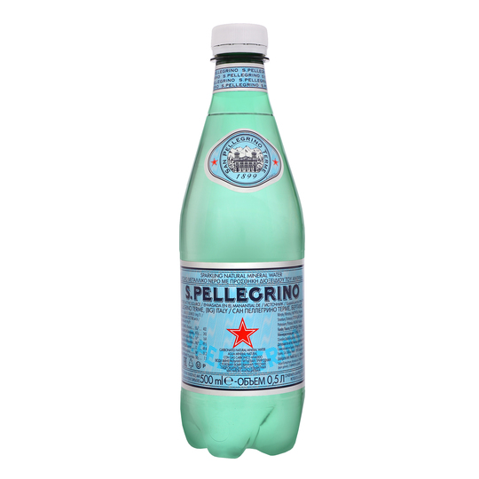 Вода с/газ.San Pellegrino 0,5л ПЕТ