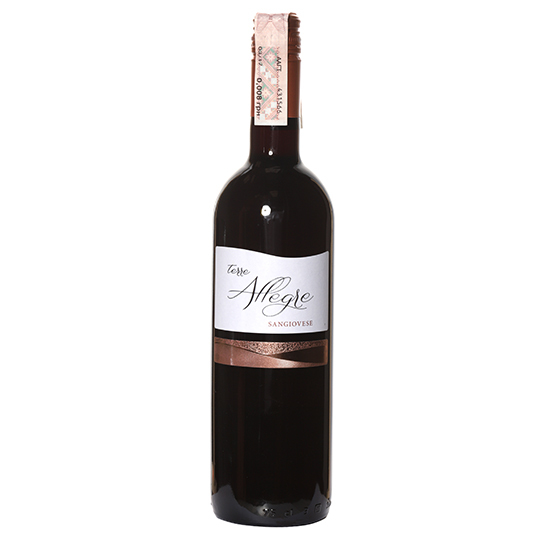 Вино Terre Allegre Sang.ч/с12%0,75л