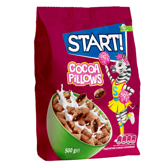 Сухі сніданки Start Под.з какао нач.500г