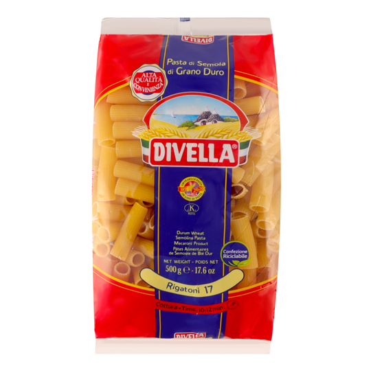 Макарони Rigatoni Divella 500г