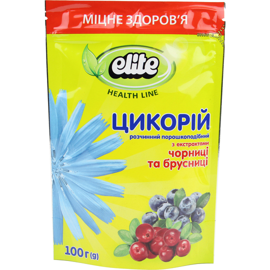 Цикорій розчинний Elite чорн.бр.пак.100г