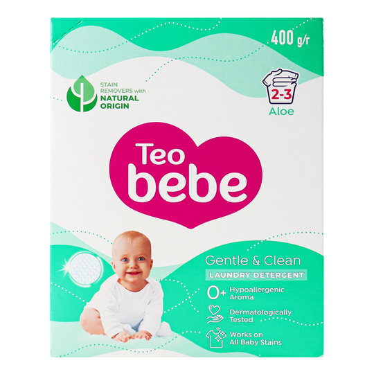 Порошок прал. автом. Teo Bebe Green 400г
