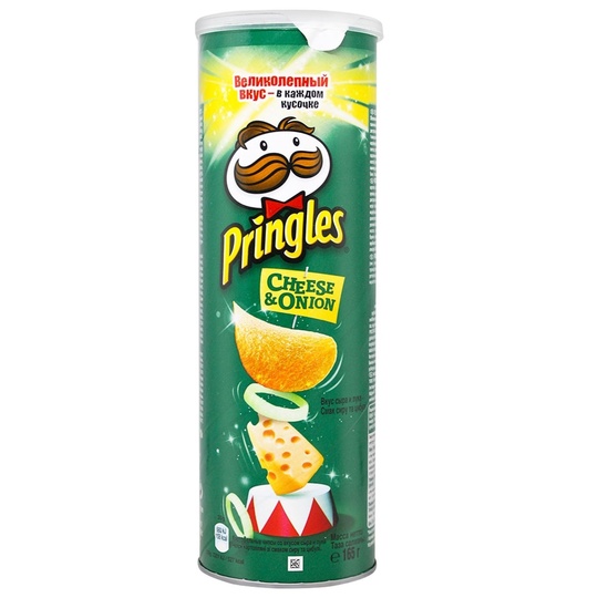 Чіпси картопляні сир-цибул.Pringles 165г