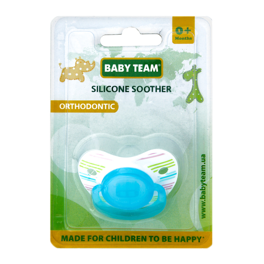 Пустушка силік.ортод.Baby Team арт.3001