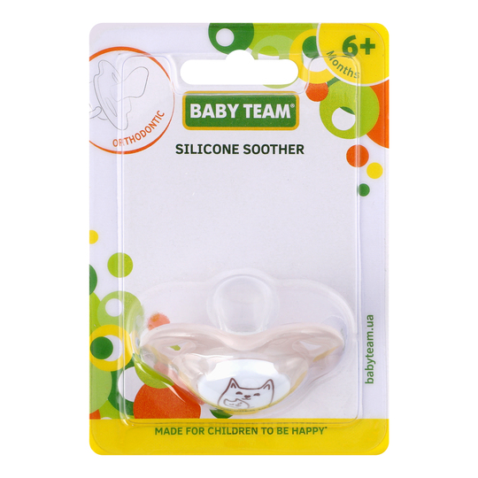 Пустушка силік.ортод.Baby Team арт.3011