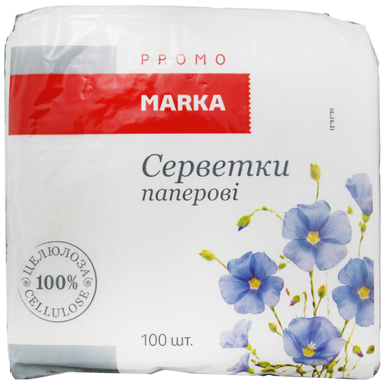 Серветки папер.33*33 Marka Promo 100шт
