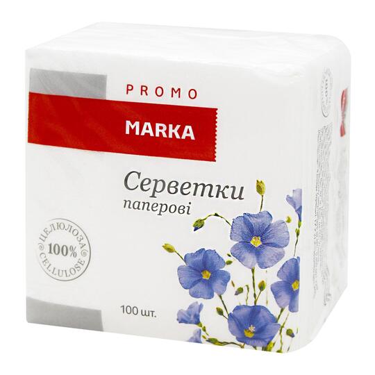 Серветки папер.23*24 Marka Promo 100шт