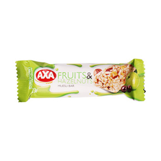 Батончик зер.з фр.та горіхами Axa 23г