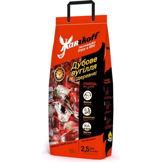 Вугiлля Jarrkoff 2,2кг 15л