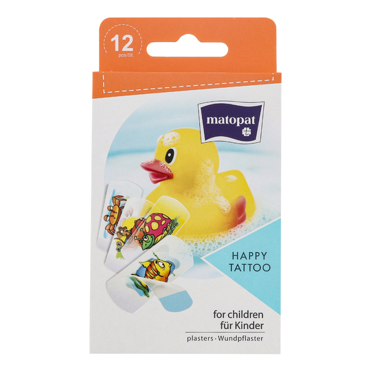 Пластир медичний Matopat Happy Tatto 12