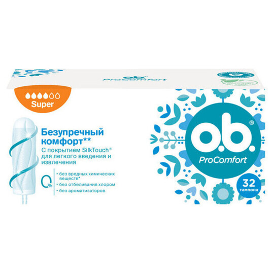 Тампони о.b.ProComfort Super 32шт