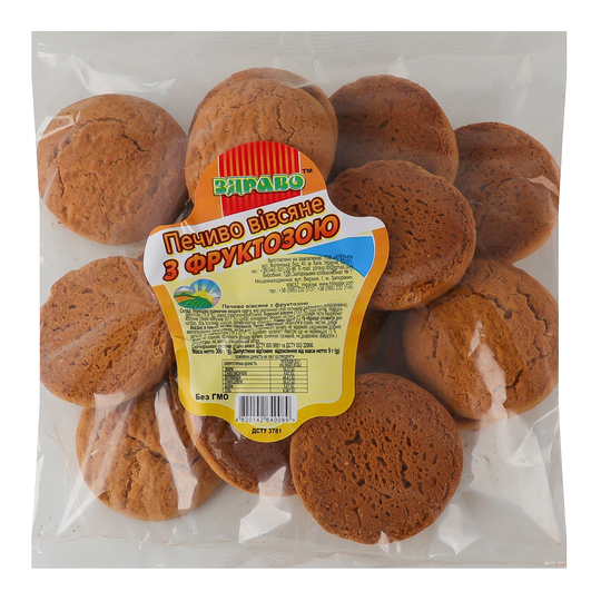 Печиво вів.з фрукт.Світанок Здраво 300г