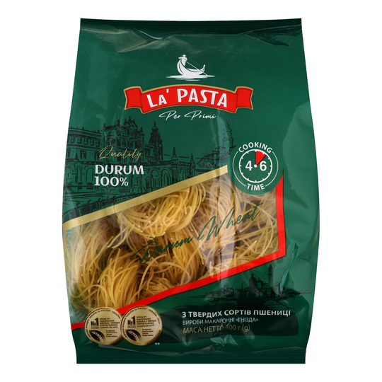 Макарони фіделіні La Pasta 400г