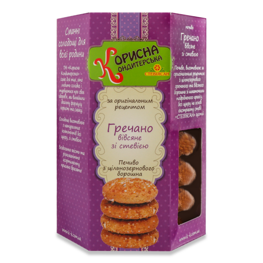 Печиво пісочн.греч-вівс.К.К.300г