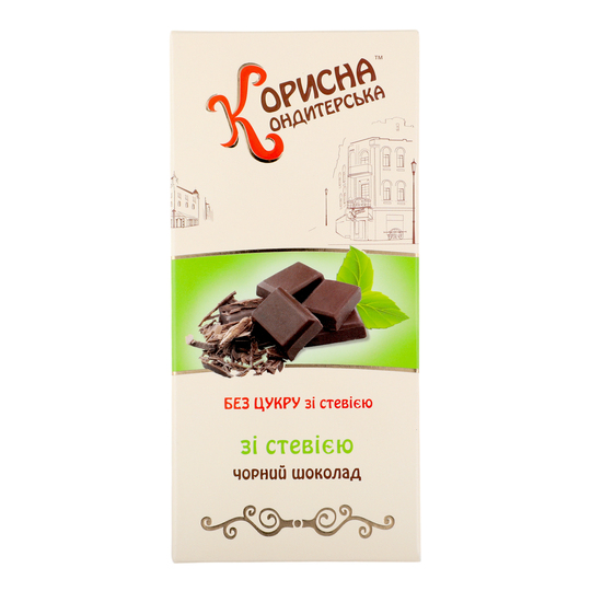 Шоколад чор.Корисна кондитерська 100г