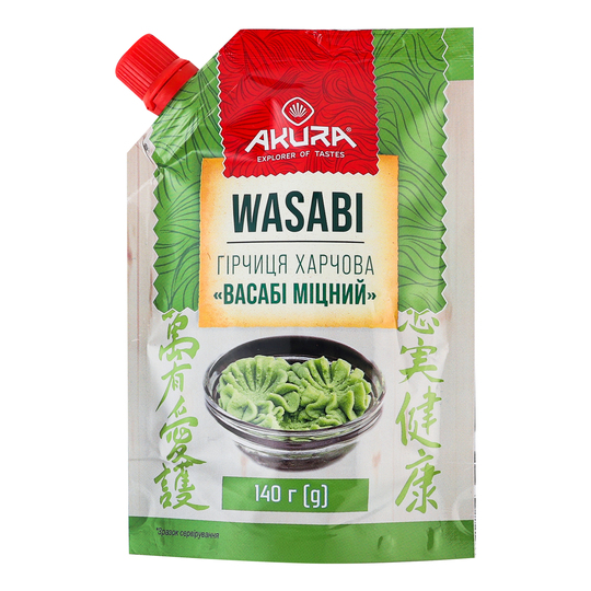 Гірчиця Вассабигостра Акура 140г