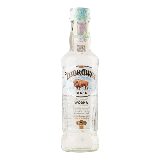 Горілка Zubrowka Biala 40% 0,2л