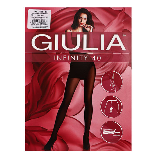 Колготки ж.Giulia Інфініті 40-капучіно-4