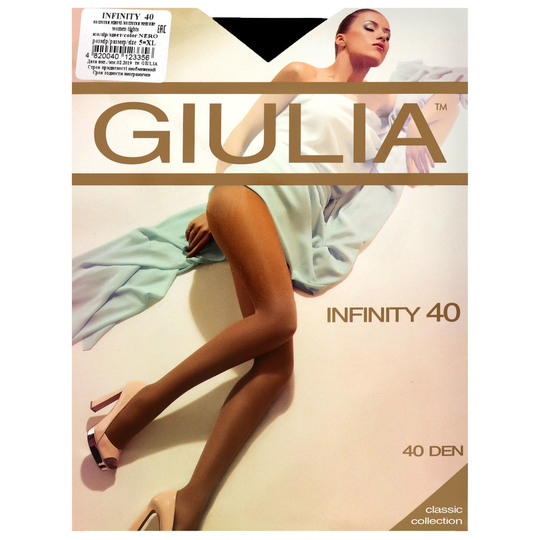 Колготки ж.Giulia Інфініті 40-неро-5XL