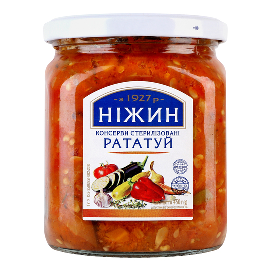 Рататуй консерва Ніжин 450г