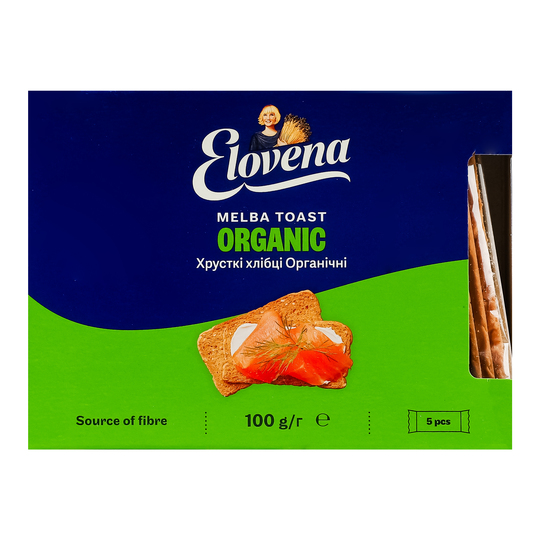 Хлібці хрус.Nordic зі зл.орган.100г