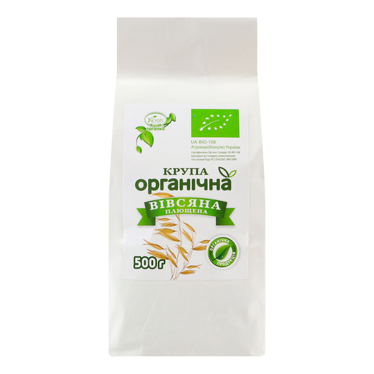 Крупа КозубПродукт орг.вів.плющ.пак0,5кг